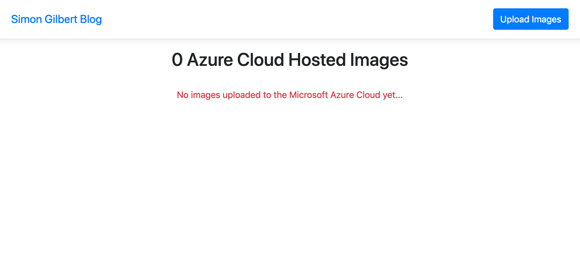 ASP.Net MVC Core Azure Cloud Blob Storage Image Upload