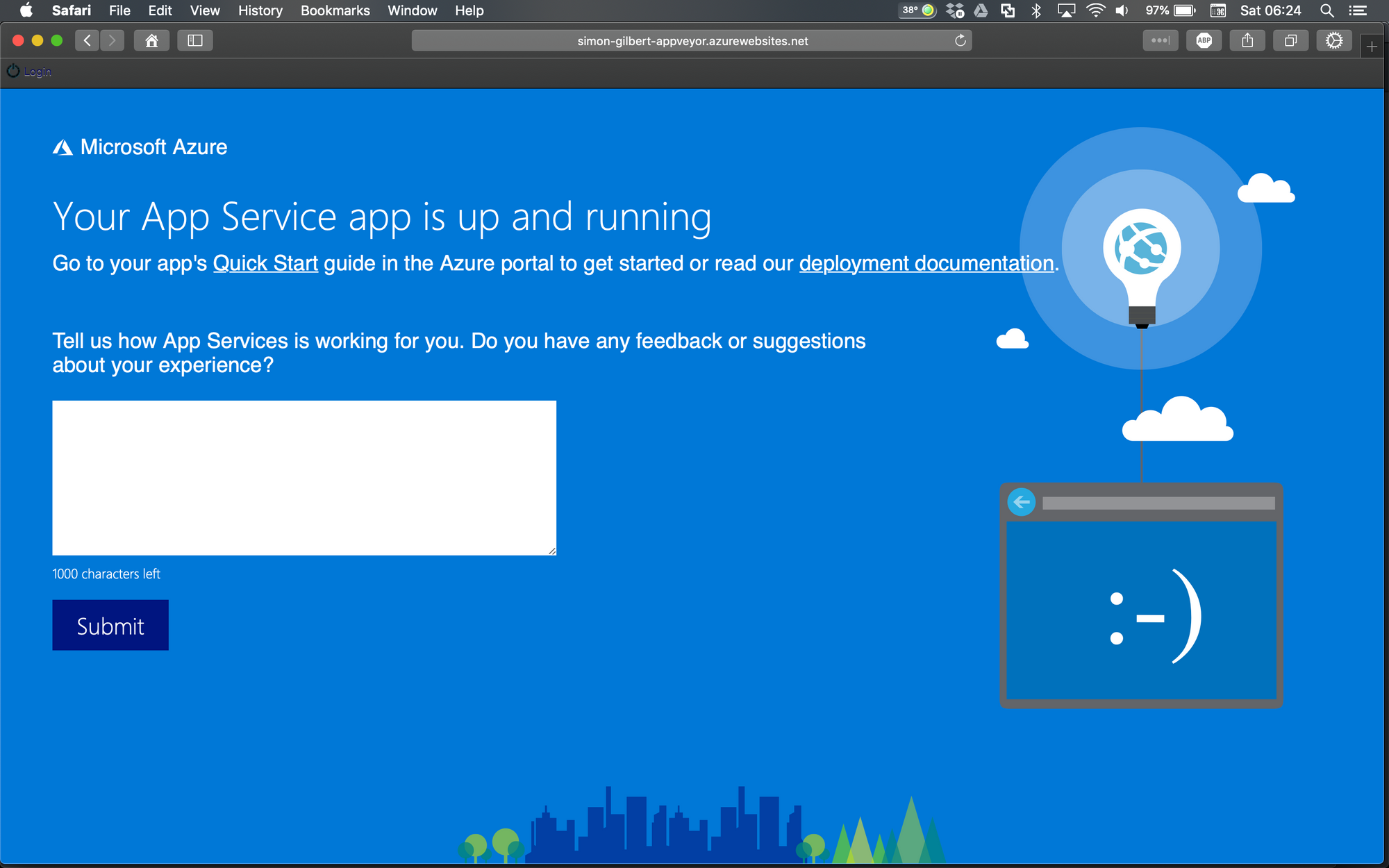 Appveyor Continuous Integration - Azure Web App Service