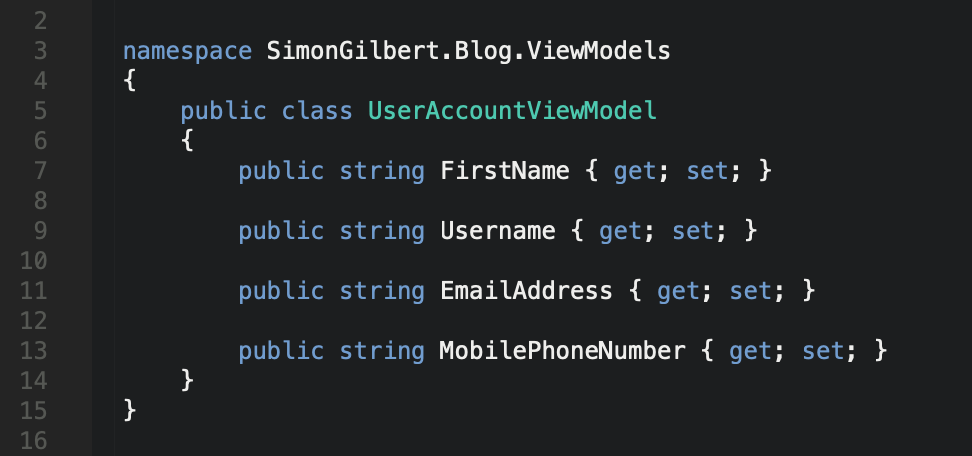 C# ASP.Net MVC Core - Fluent Validation Data Model