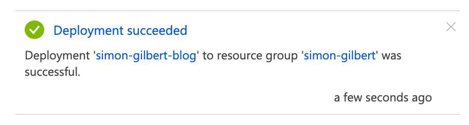 Microsoft Azure Service Bus - Namespace Deployed