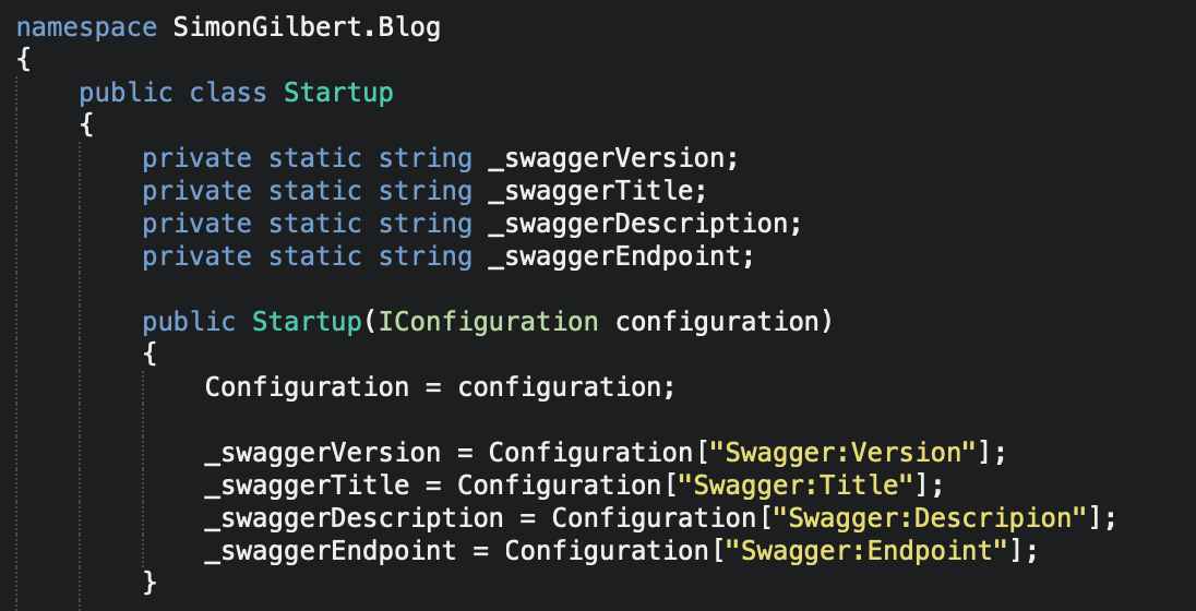 C# ASP.Net Core Web Api - Swashbuckle Swagger