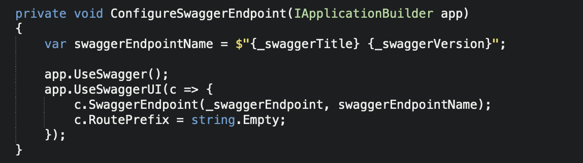 C# ASP.Net Core Web Api - Swashbuckle Swagger