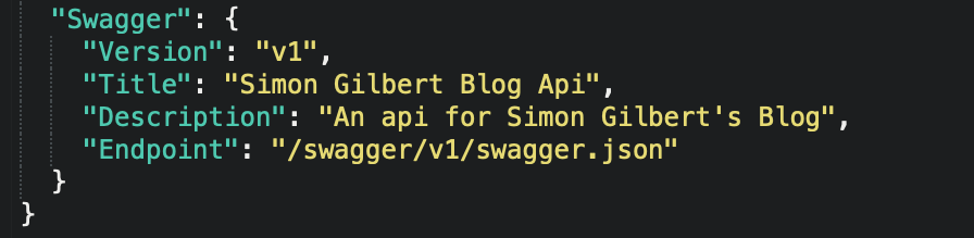 C# ASP.Net Core Web Api - Swashbuckle Swagger