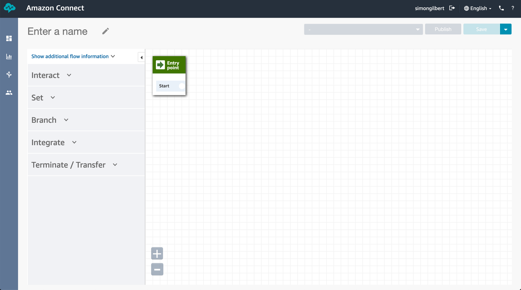 Conversational AI - AWS Connect, Lambda, DynamoDb, S3, Node.js, ReactJS, Axios & Bootstrap 4