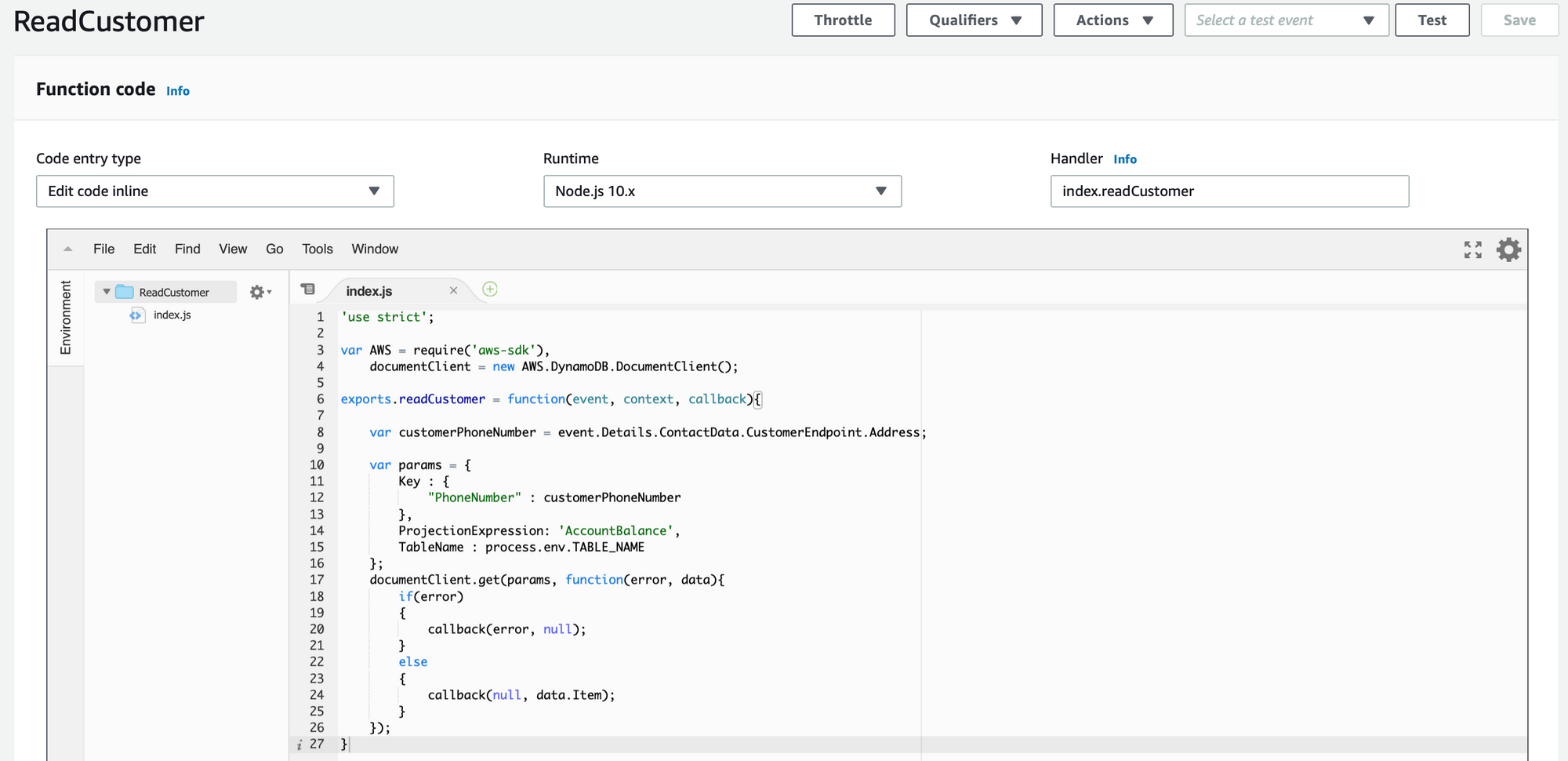 Conversational AI - AWS Connect, Lambda, DynamoDb, S3, Node.js, ReactJS, Axios & Bootstrap 4
